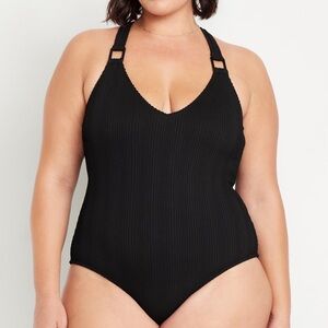 NWT- Old Navy - 4X. One Piece Textured Ribbed Swimsuit